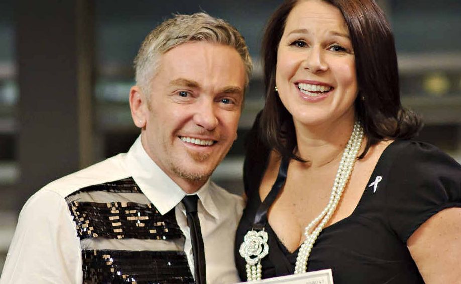 Celebrity Apprentice finalists Julia Morris and Jason Coleman.